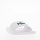 Клапки Lacoste Serve Sliders 749CMA0041-082 - белые