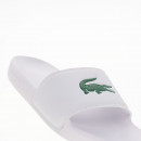 Клапки Lacoste Serve Sliders 749CMA0041-082 - белые