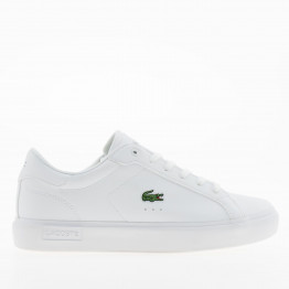 Молодежные кроссовки Lacoste Powercourt 1263 SUJ 751SUJ0003-21G - белые