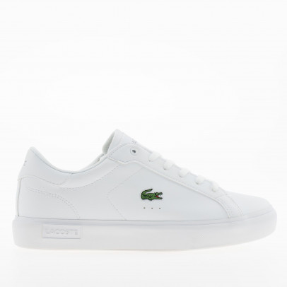 Молодежные кроссовки Lacoste Powercourt 1263 SUJ 751SUJ0003-21G - белые