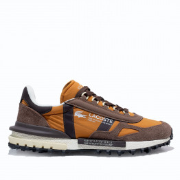 Мужские кроссовки Lacoste Elite Active 752SMA0087-05B - коричнево-оранжевые