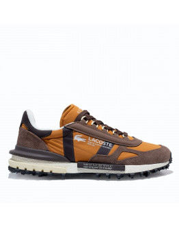 Мужские кроссовки Lacoste Elite Active 752SMA0087-05B - коричнево-оранжевые