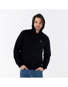 Толстовка Lacoste Kangaroo Pocket Colour-Block SH9626-031 - черная