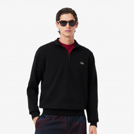 Мужская толстовка Lacoste Interlock SH9774-031 - черная