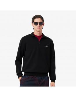 Мужская толстовка Lacoste Interlock SH9774-031 - черная
