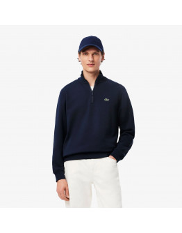 Мужская толстовка Lacoste Interlock SH9774-166 - темно-синяя
