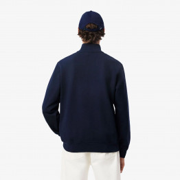 Мужская толстовка Lacoste Interlock SH9774-166 - темно-синяя