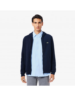 Мужская толстовка Lacoste Classic Fit SH9809-166 - темно-синяя