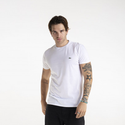 Футболка Lacoste Crew Neck Pime Cotton Jersey TH6709-001 - белая