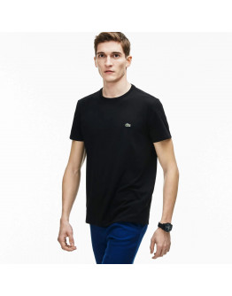 Футболка Lacoste Crew Neck Pime Cotton Jersey TH6709-031 - черная