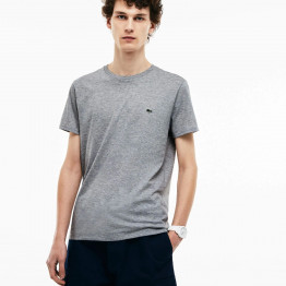 Мужская футболка Lacoste Crew Neck Pima Cotton Jersey TH6709-CCA - серый