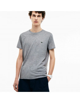 Мужская футболка Lacoste Crew Neck Pima Cotton Jersey TH6709-CCA - серый