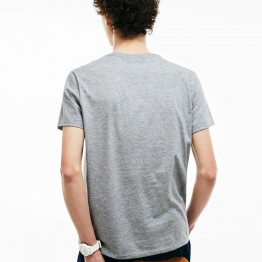 Мужская футболка Lacoste Crew Neck Pima Cotton Jersey TH6709-CCA - серый