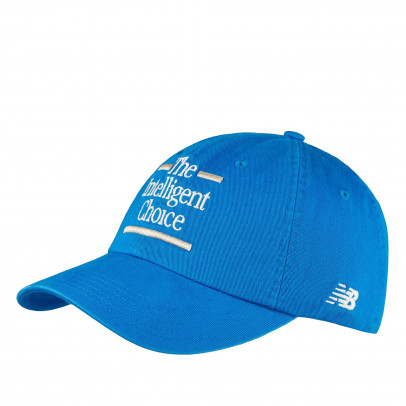 Кепка New Balance LAH43017BUL - синяя