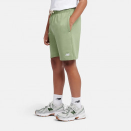 Детские шорты New Balance LAKB0008AAR - зеленые
