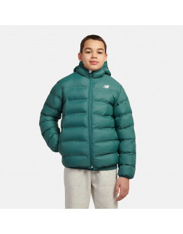 Детская куртка New Balance LAKB0036NUS - зеленая