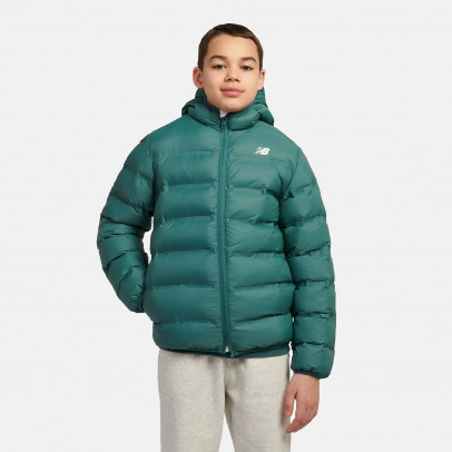 Детская куртка New Balance LAKB0036NUS - зеленая