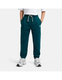 Детские брюки New Balance LAKB0060AAV - зеленые