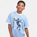 Детская футболка New Balance LAKB0155ELE - синяя