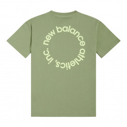 Детская футболка New Balance LAKB0177AAR - зеленая