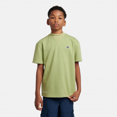 Детская футболка New Balance LAKB0191EEN - зеленая