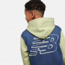 Детская толстовка New Balance LAKB0192EEN - зеленая