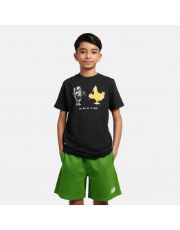 Детская футболка New Balance LAKB0257BK - черная