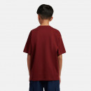 Детская футболка New Balance LAKB0340MHB - бордовая