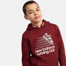 Детская толстовка New Balance LAKB0347MHB - бордовая