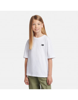 Детская футболка New Balance LAKG0001BWE - белая