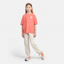 Детские брюки New Balance LAKG0058LIN - бежевые