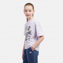 Детская футболка New Balance LAKG0117RIG - фиолетовая