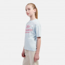 Детская футболка New Balance LAKG0192FRL - синяя