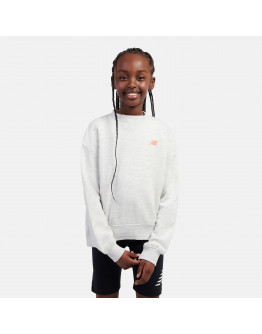Детский свитер New Balance LAKG0205AHH - серый