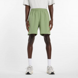 Мужские шорты New Balance MB6174CDAAR - зеленые