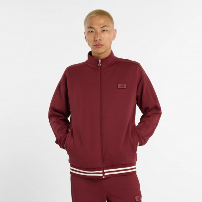 Мужская толстовка New Balance MJ53502MHB - бордовая