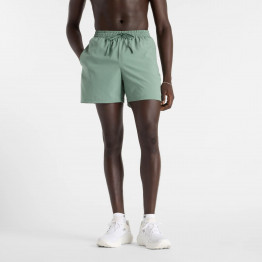 Мужские шорты New Balance MS41227DKJ - зеленые