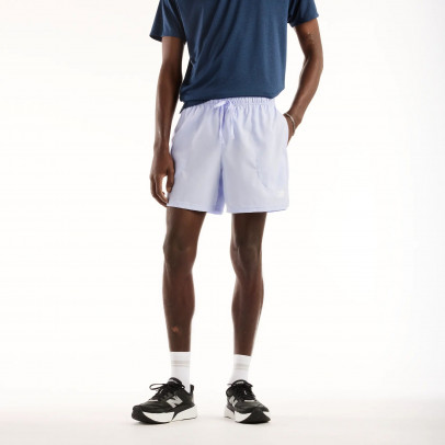 Мужские шорты New Balance MS51901DYK - фиолетовые