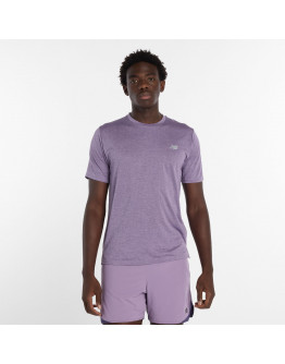 Мужская футболка New Balance MT41253AB7 - фиолетовая