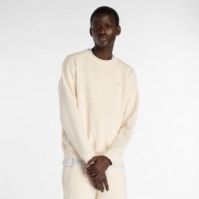 Мужская толстовка New Balance MT41506PEF - бежевый