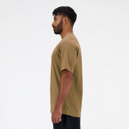 Футболка New Balance MT41509GIN - коричневая