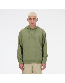 Худи New Balance MT41517DEK - зеленый