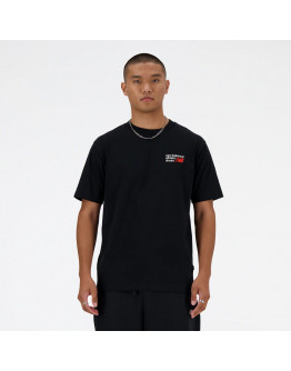 Мужская футболка New Balance MT41908BK - черная