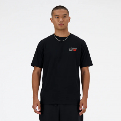 Мужская футболка New Balance MT41908BK - черная