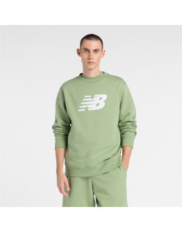 Мужская олимпийка New Balance MT43905AAR - зеленая