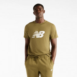 Мужская футболка New Balance MT43906AAO - бежевый