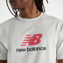 Мужская футболка New Balance MT51500AHH - серая
