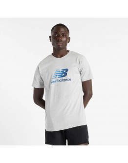 Мужская футболка New Balance MT51503AG - серая