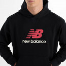 Мужская толстовка New Balance MT51512BK - черная