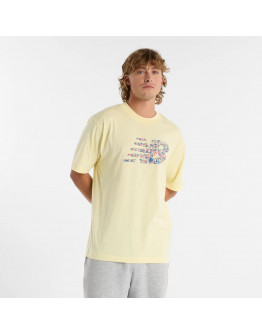 Футболка New Balance MT51920PRC - желтая